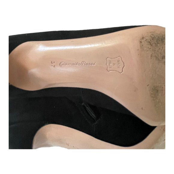 Gianvito Rossi Lucy 70 ankle boot in Suede and animal print Size EU 37, US 7 - Picture 9 of 12